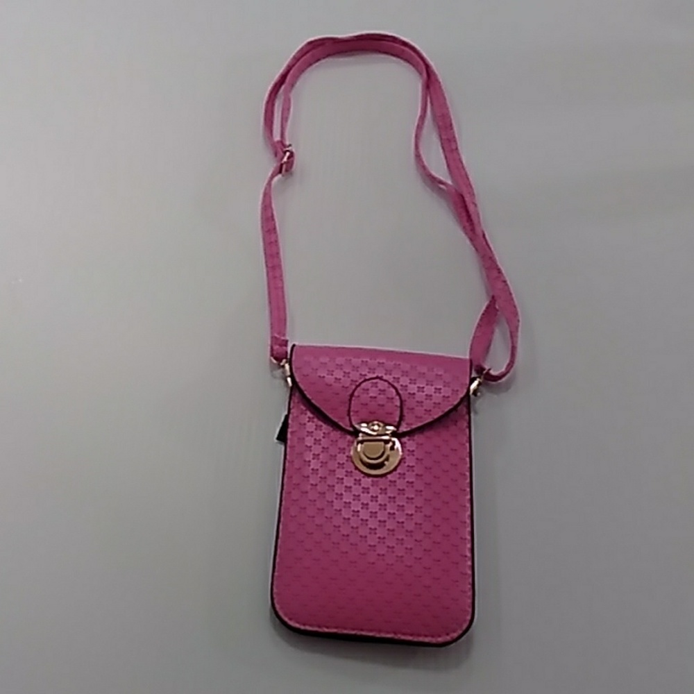 Hot pink crossbody bag